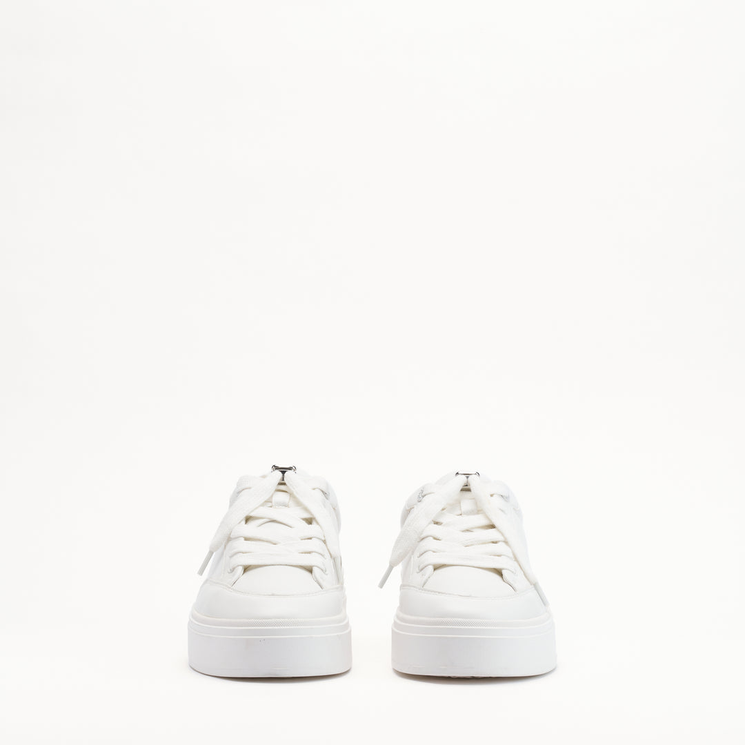 MALLET Lansbury Women's White Nappa Leather Trainers