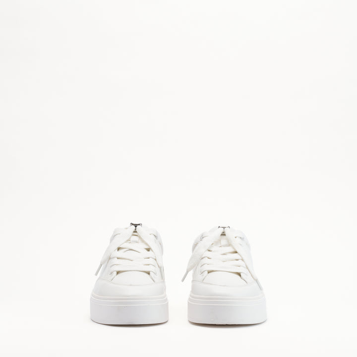 MALLET Lansbury Women's White Nappa Leather Trainers