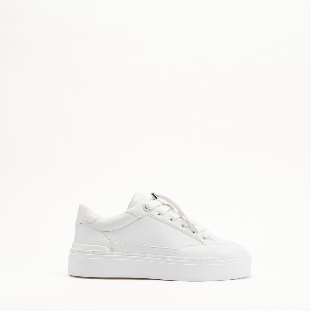 MALLET Lansbury Women's White Nappa Leather Trainers