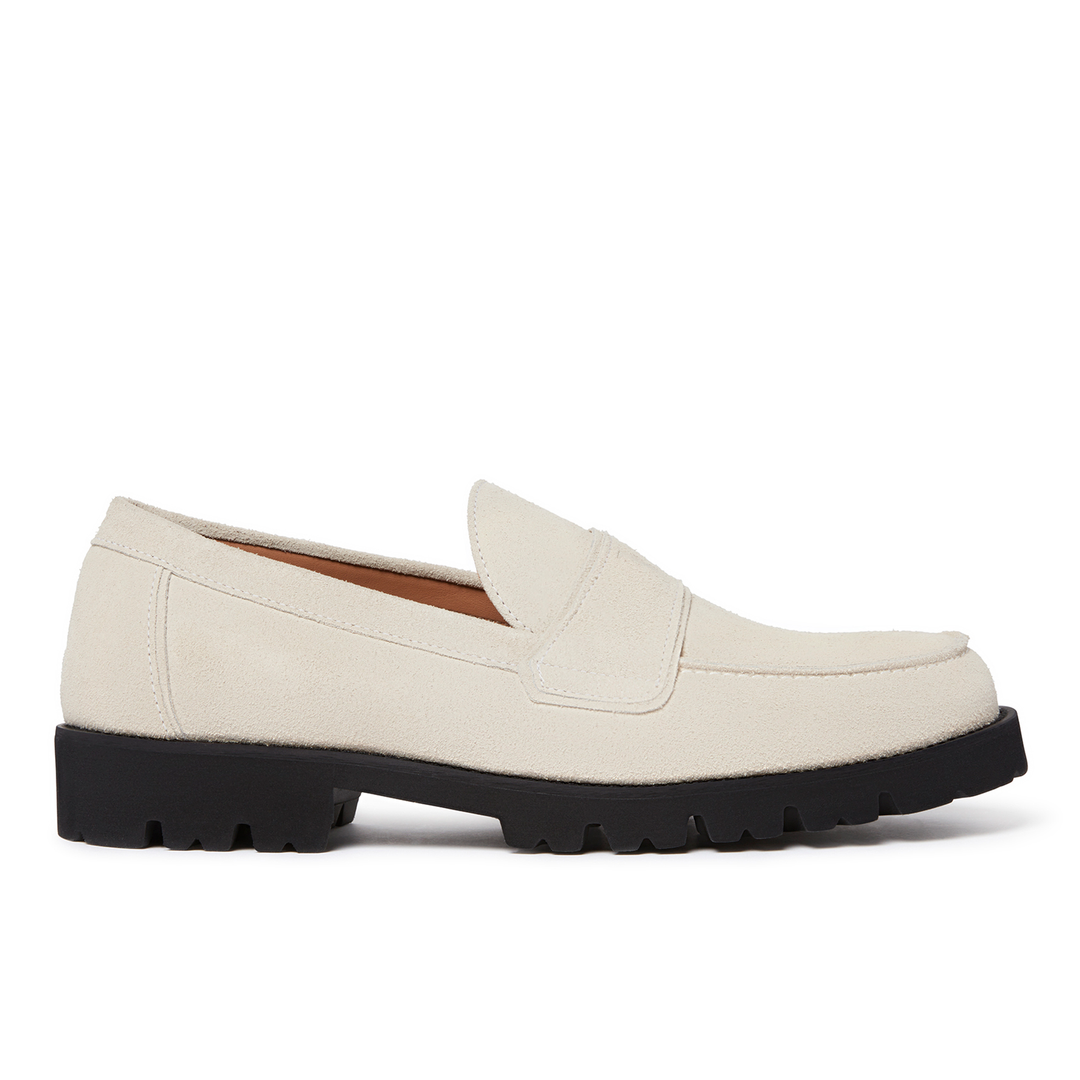 Broadgate Loafer Almond Suede
