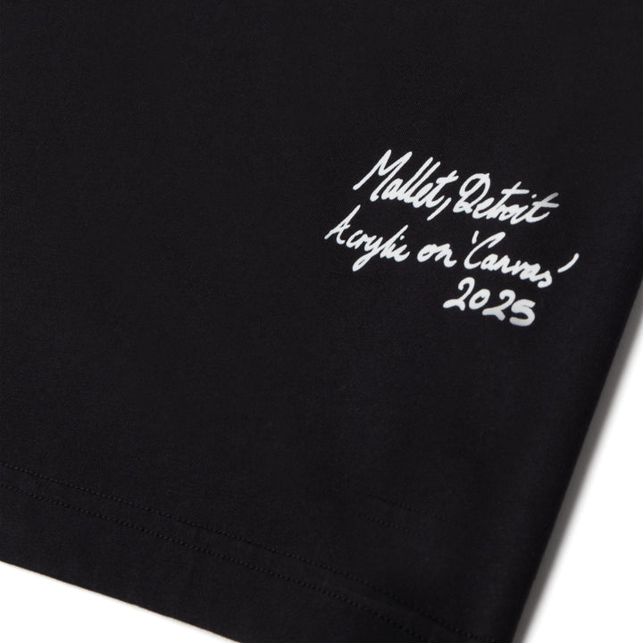 Mallet London X Detroit Mens Peeper Logo Tee Black
