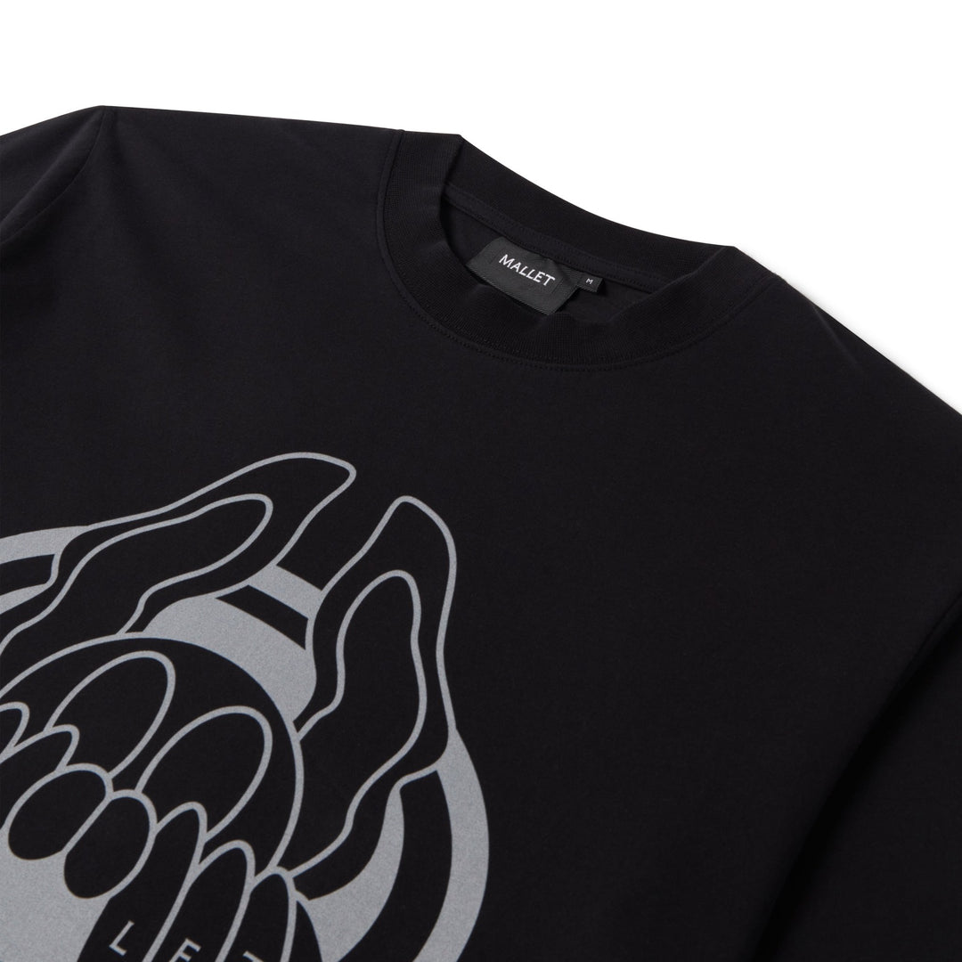 Mallet London X Detroit Mens Peeper Tee Black