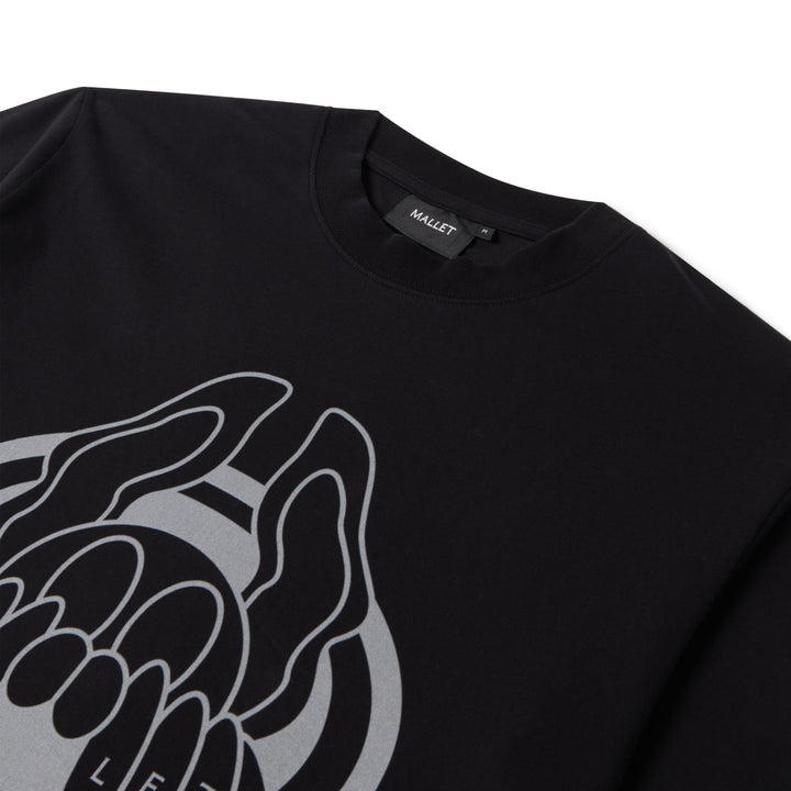 Mallet London X Detroit Mens Peeper Tee Black