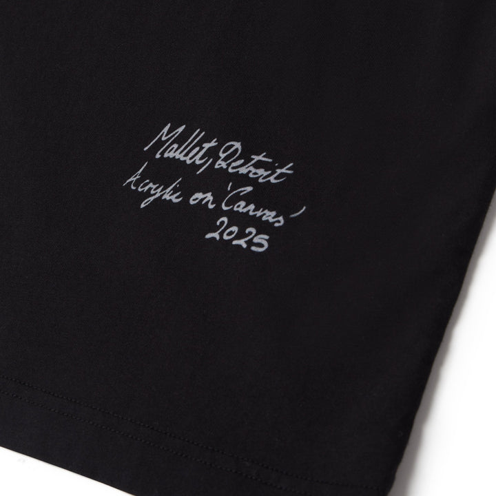 Mallet London X Detroit Mens Parasite L/S Tee Black