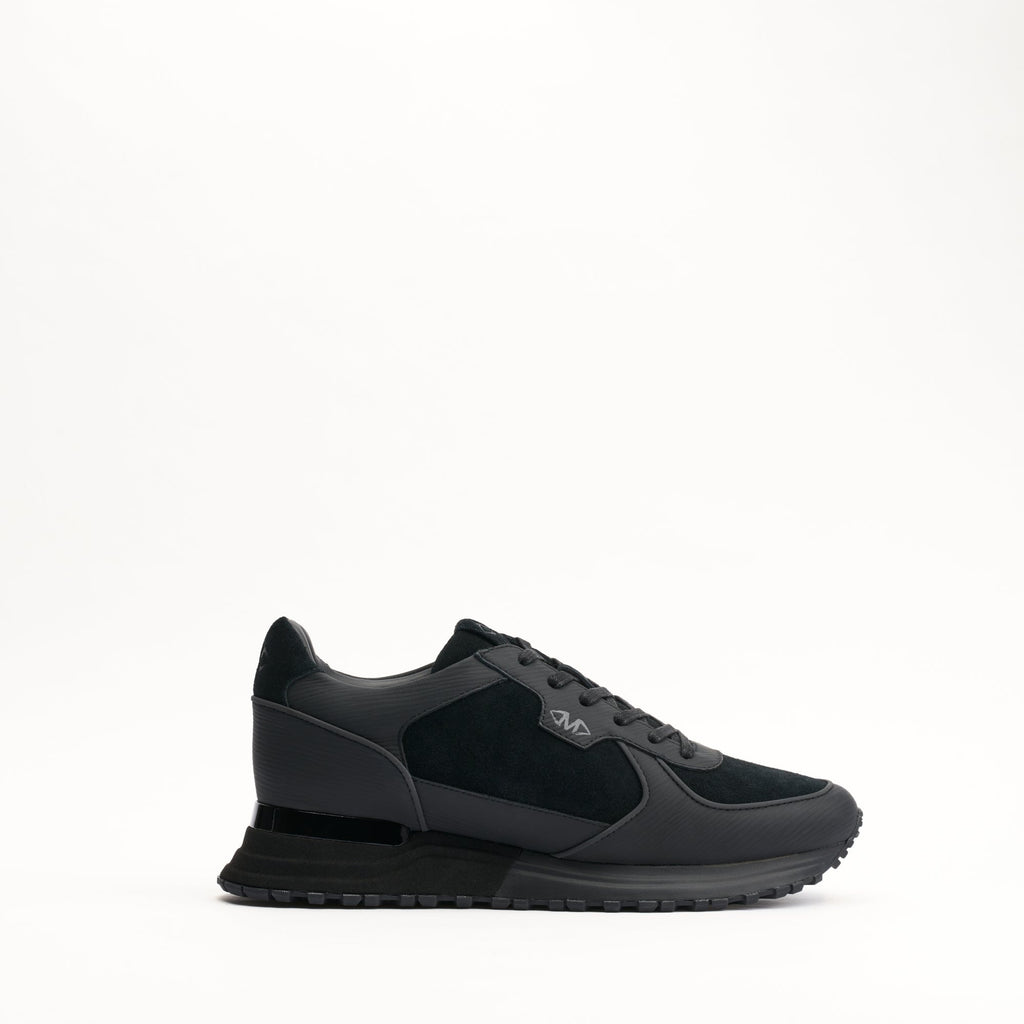 Boundary Ripple Leather Trainers