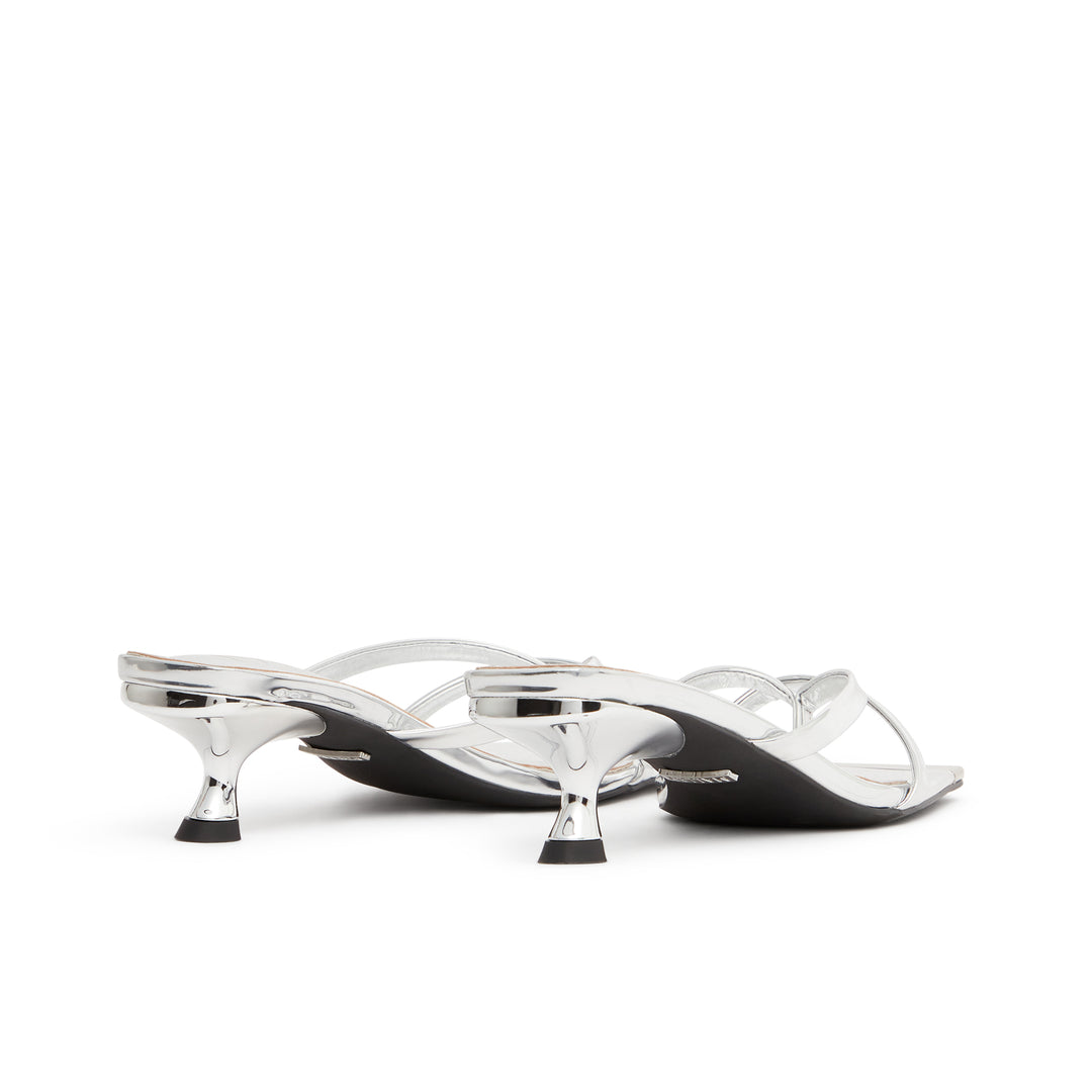 Elisa Metallic Silver Womens