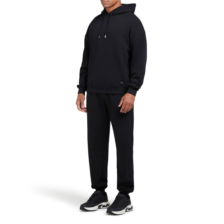 Loopback Hoodie Black Organic