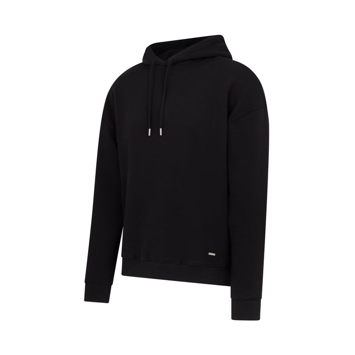 Loopback Hoodie Black Organic