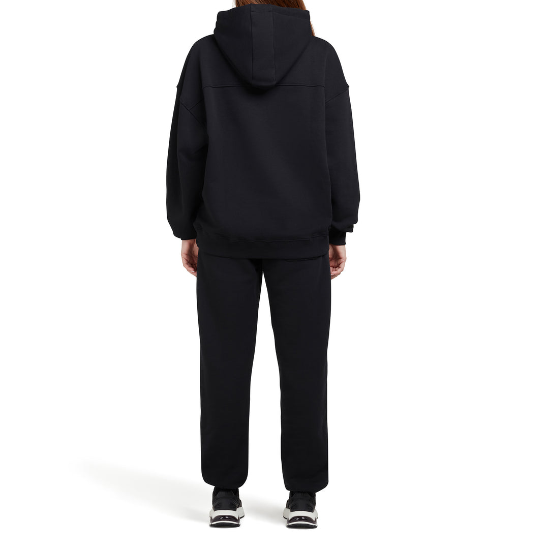 Loopback Hoodie Black Organic