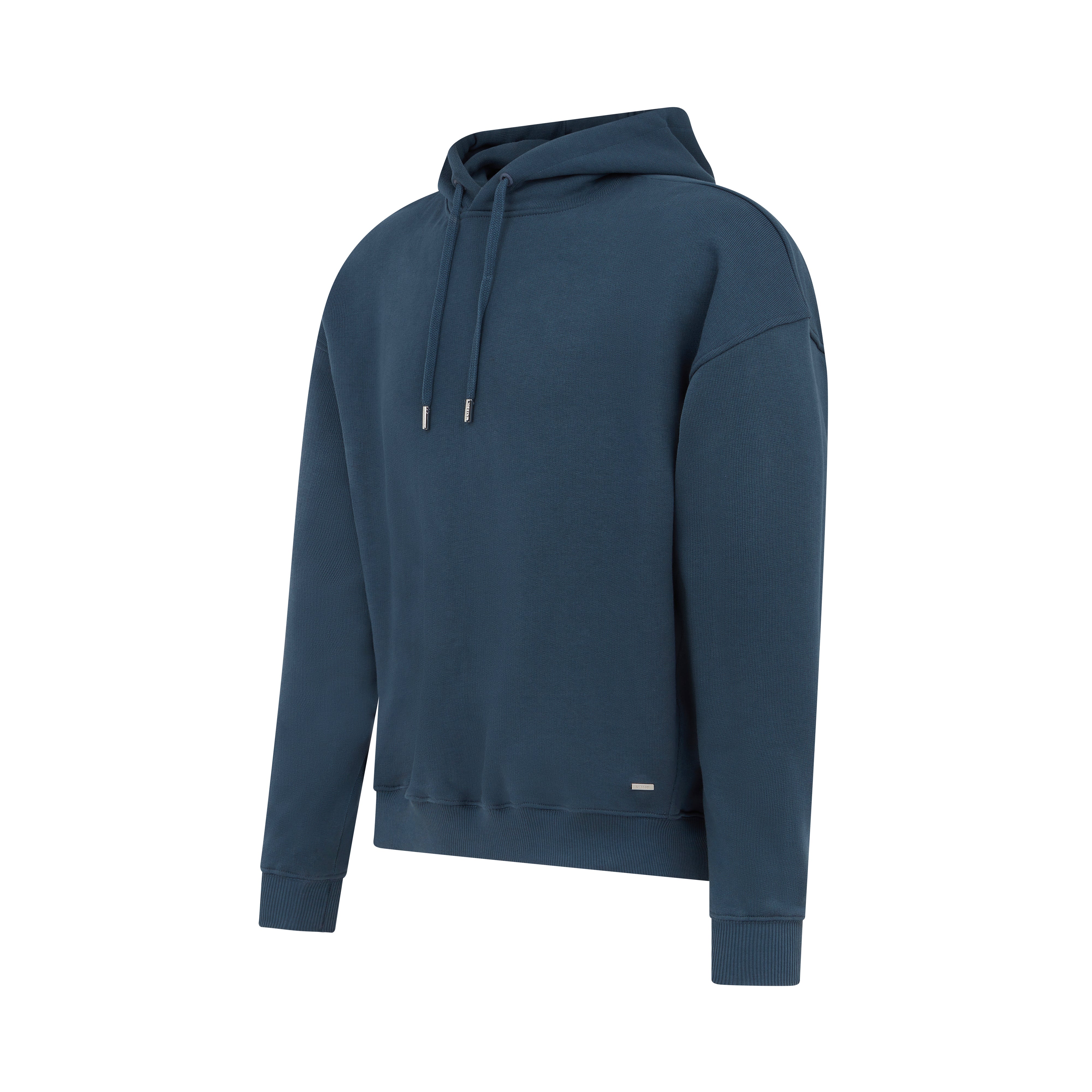 Loopback Hoodie Navy Organic – Mallet London