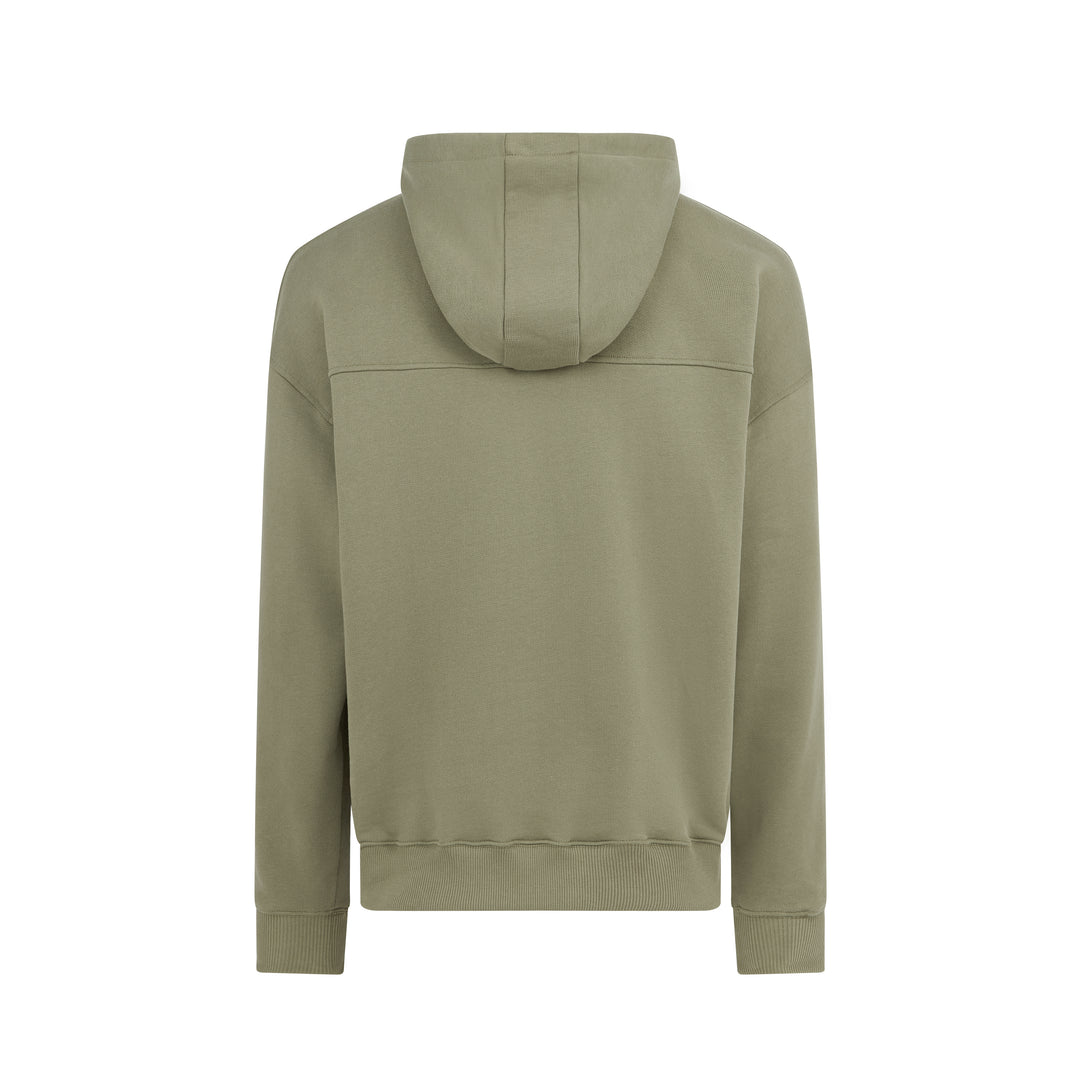 Loopback Hoodie Olive Organic