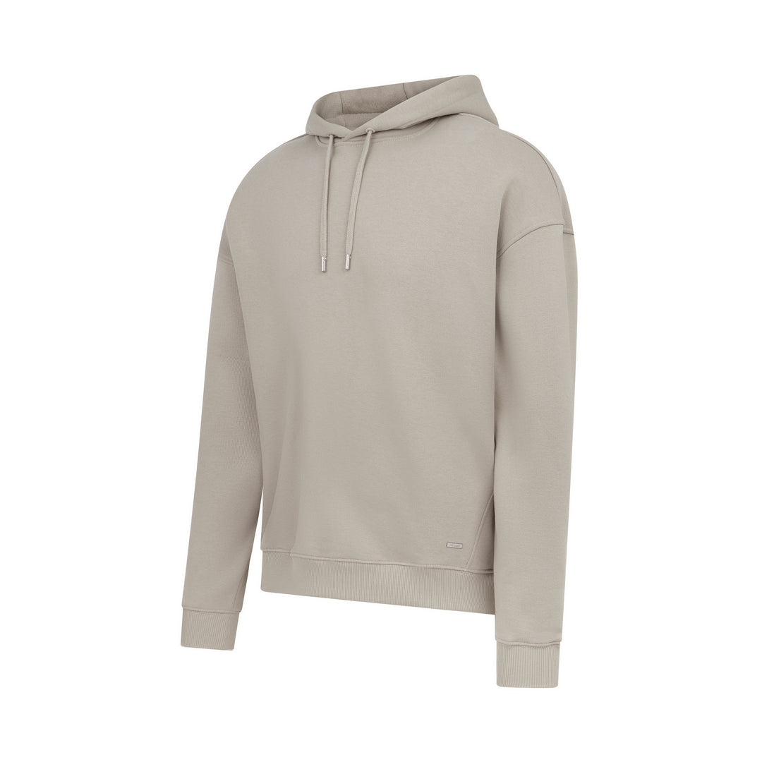 Loopback Hoodie Stone Organic