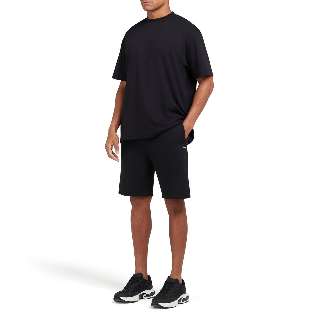 Loopback Shorts Black Organic