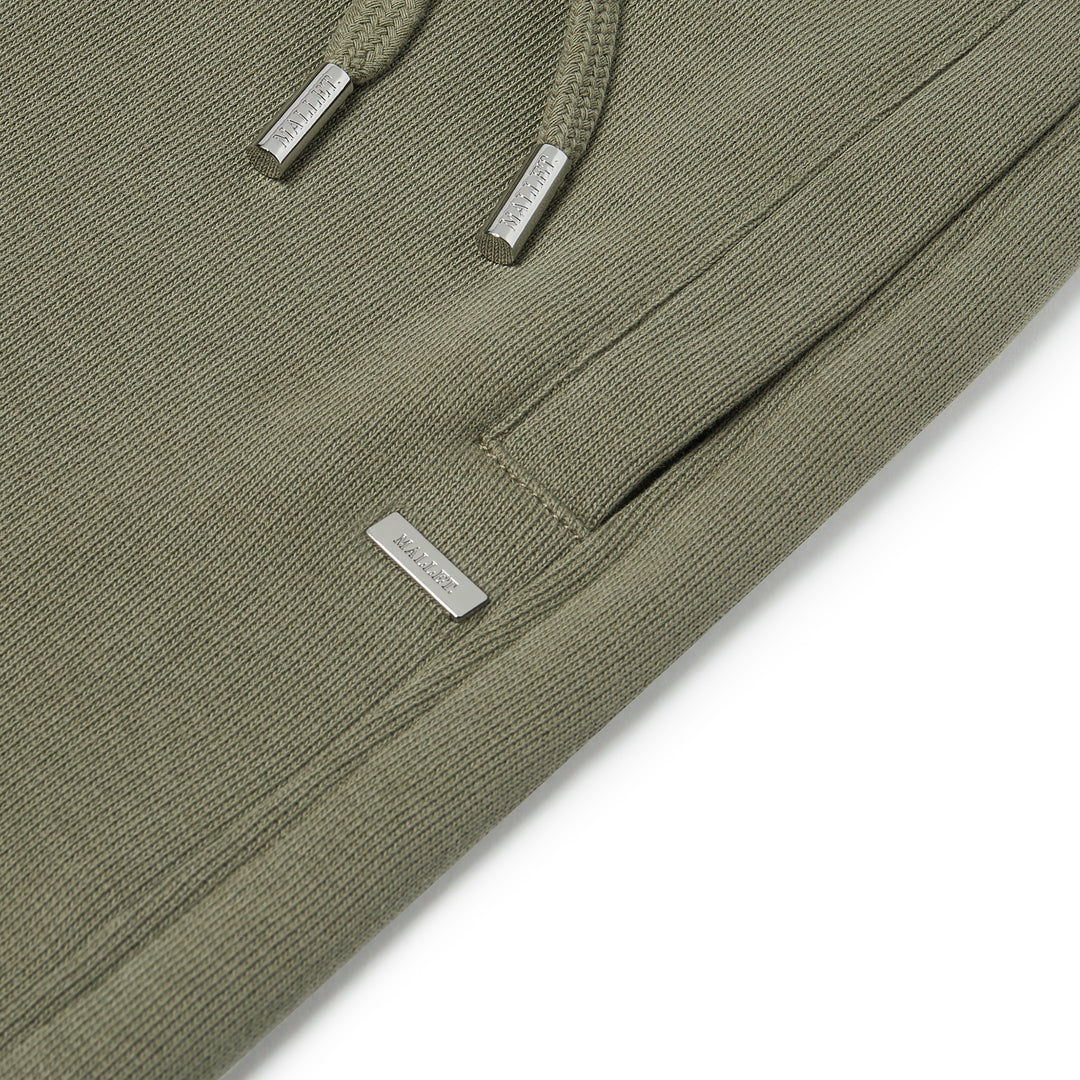 Loopback Shorts Olive Organic