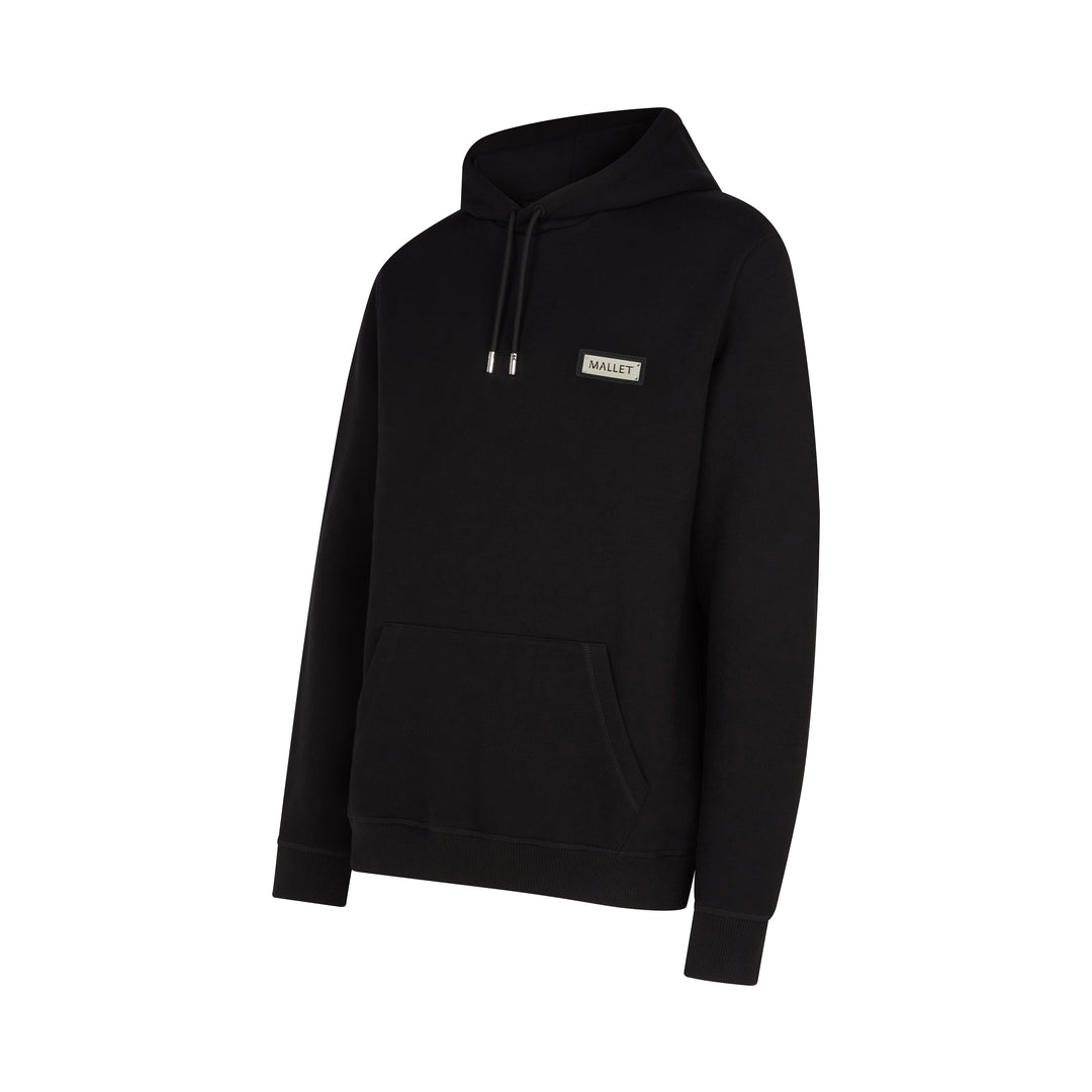 Plaque Hoodie Black Organic