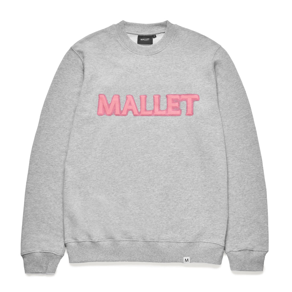 Spray Logo Crewneck Organic Heather