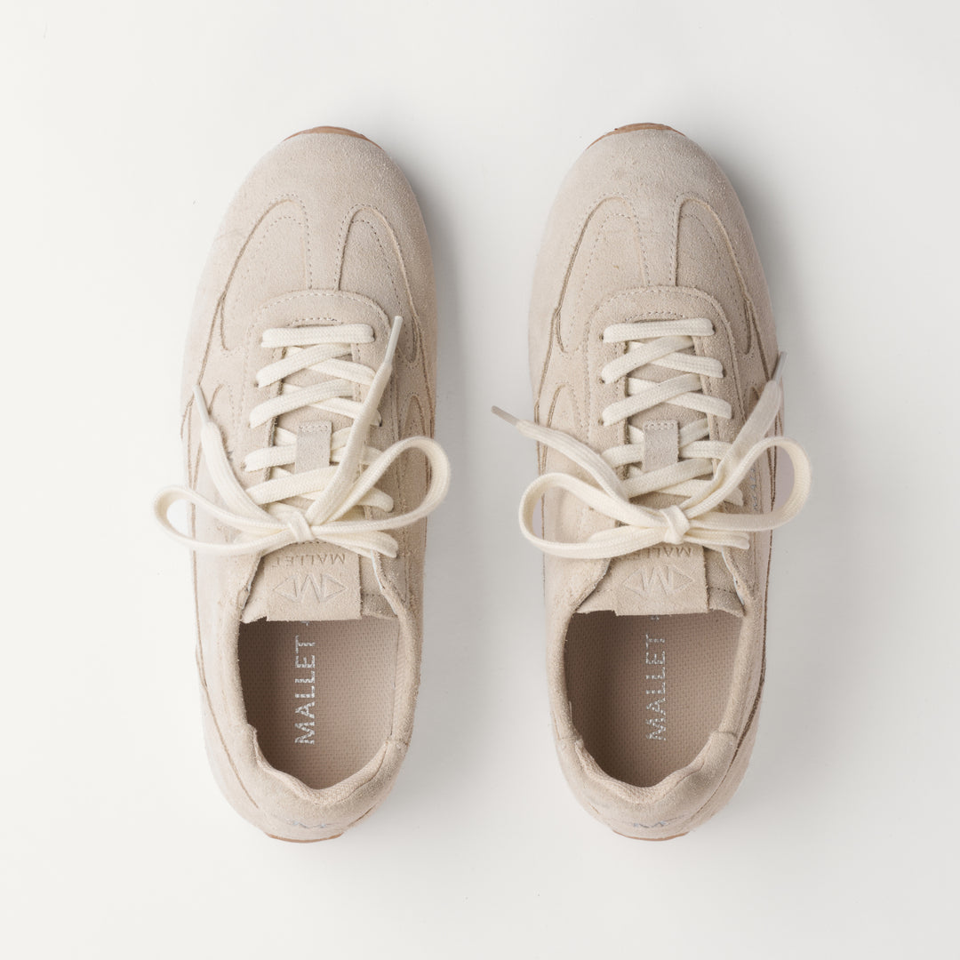 MALLET Penn Women's Beige Suede Trainers
