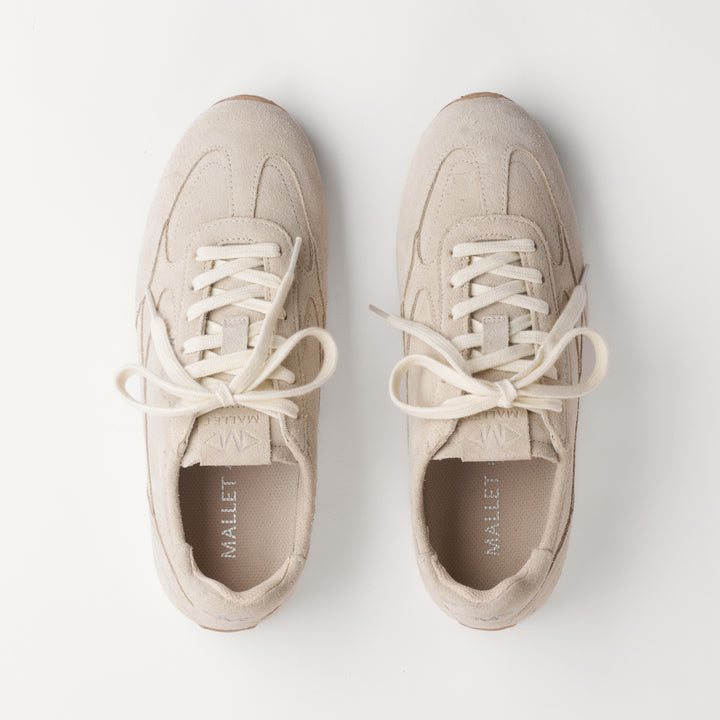 MALLET Penn Women's Beige Suede Trainers