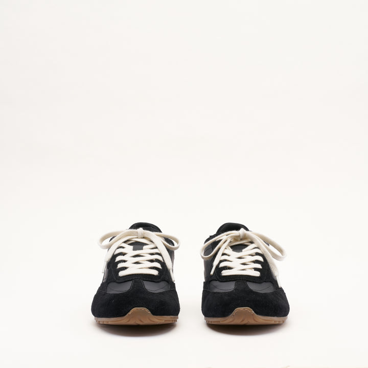MALLET Penn Men's Black Suede Trainers