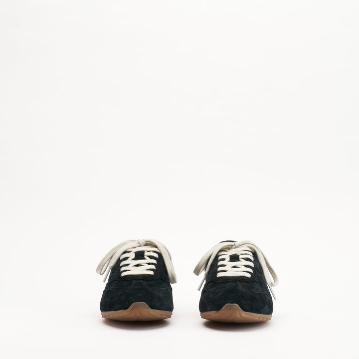 MALLET Penn Women's Black Suede Trainers