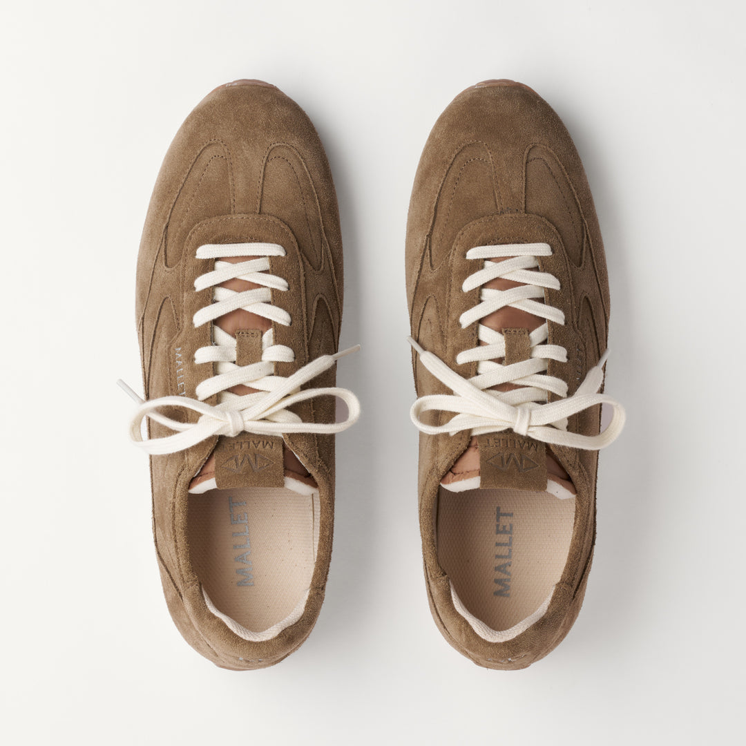 MALLET Penn Men's Brown Suede Trainers