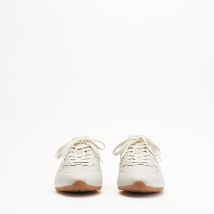 MALLET Penn Men's White Leather Trainers