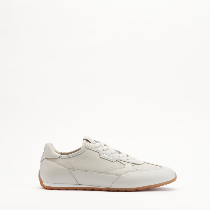 MALLET Penn Men's White Leather Trainers