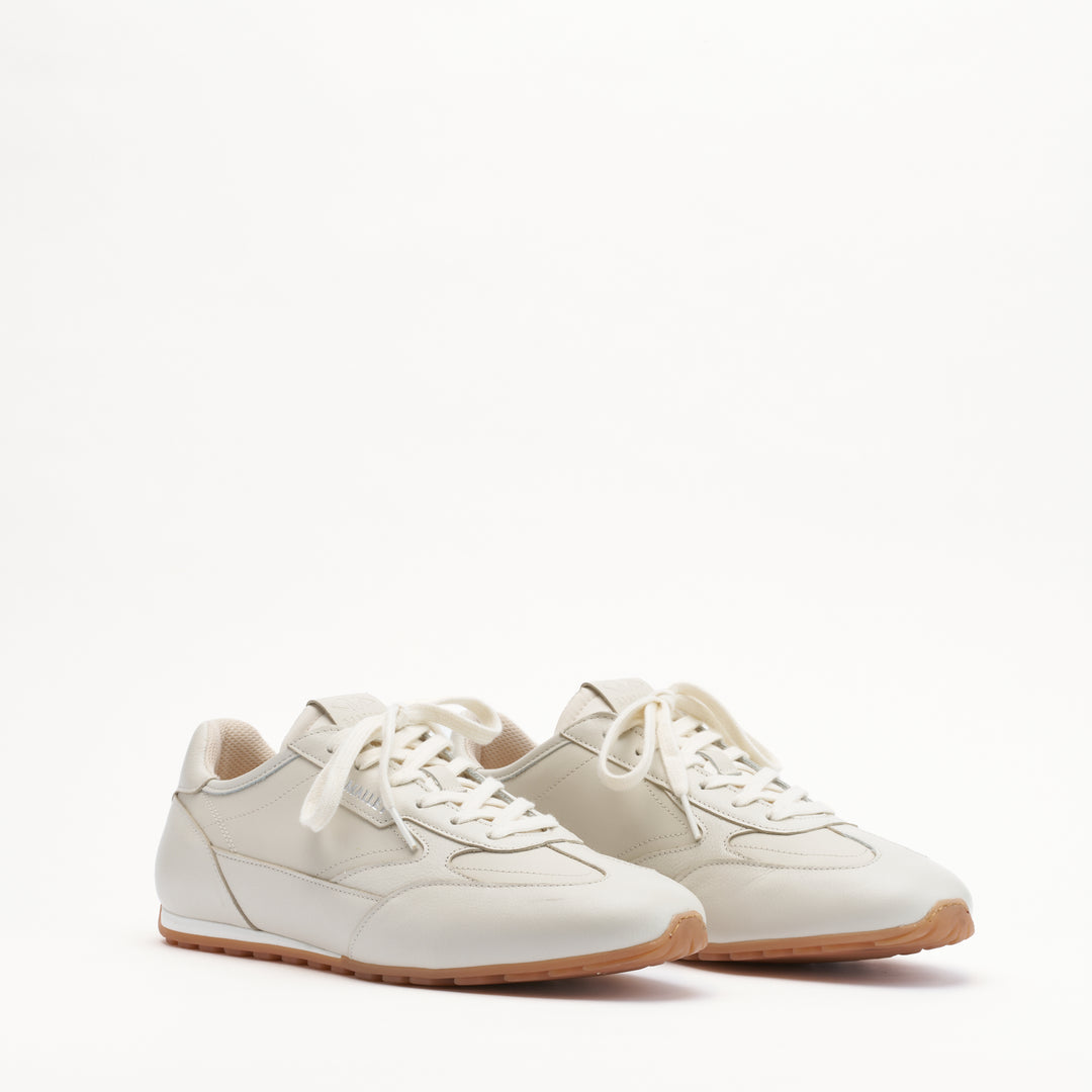 MALLET Penn Men's White Leather Trainers