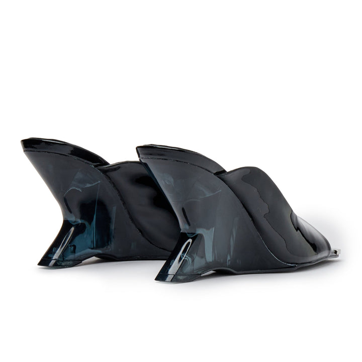 Amber Black Patent Womens