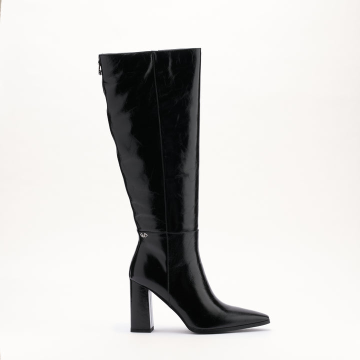 MALLET Sabelle Women's Black Leather Knee High Boots