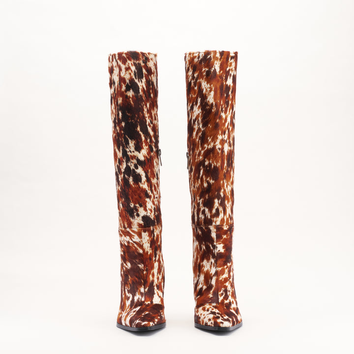 MALLET Sabelle Women's Leather Pony Knee High Boots