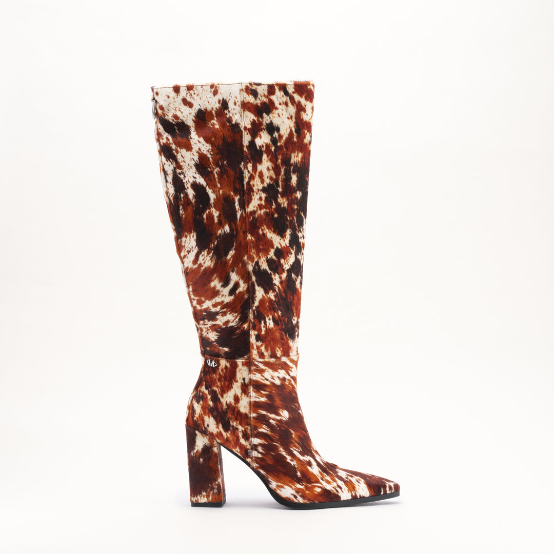 MALLET Sabelle Women's Leather Pony Knee High Boots