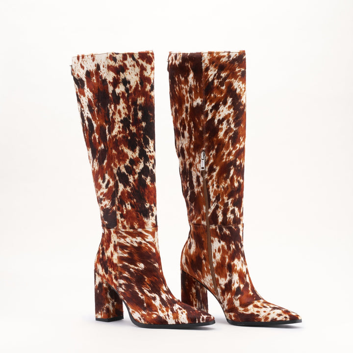 MALLET Sabelle Women's Leather Pony Knee High Boots