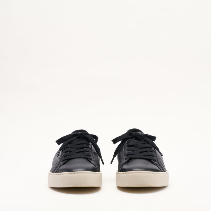 MALLET Sona Men's Black Soft Leather Trainers