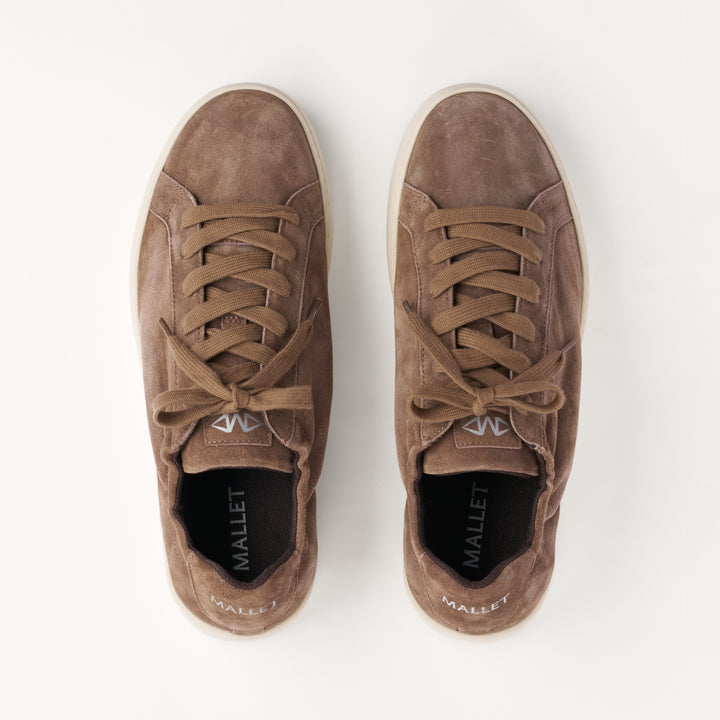 MALLET Sona Men's Brown Suede Trainers