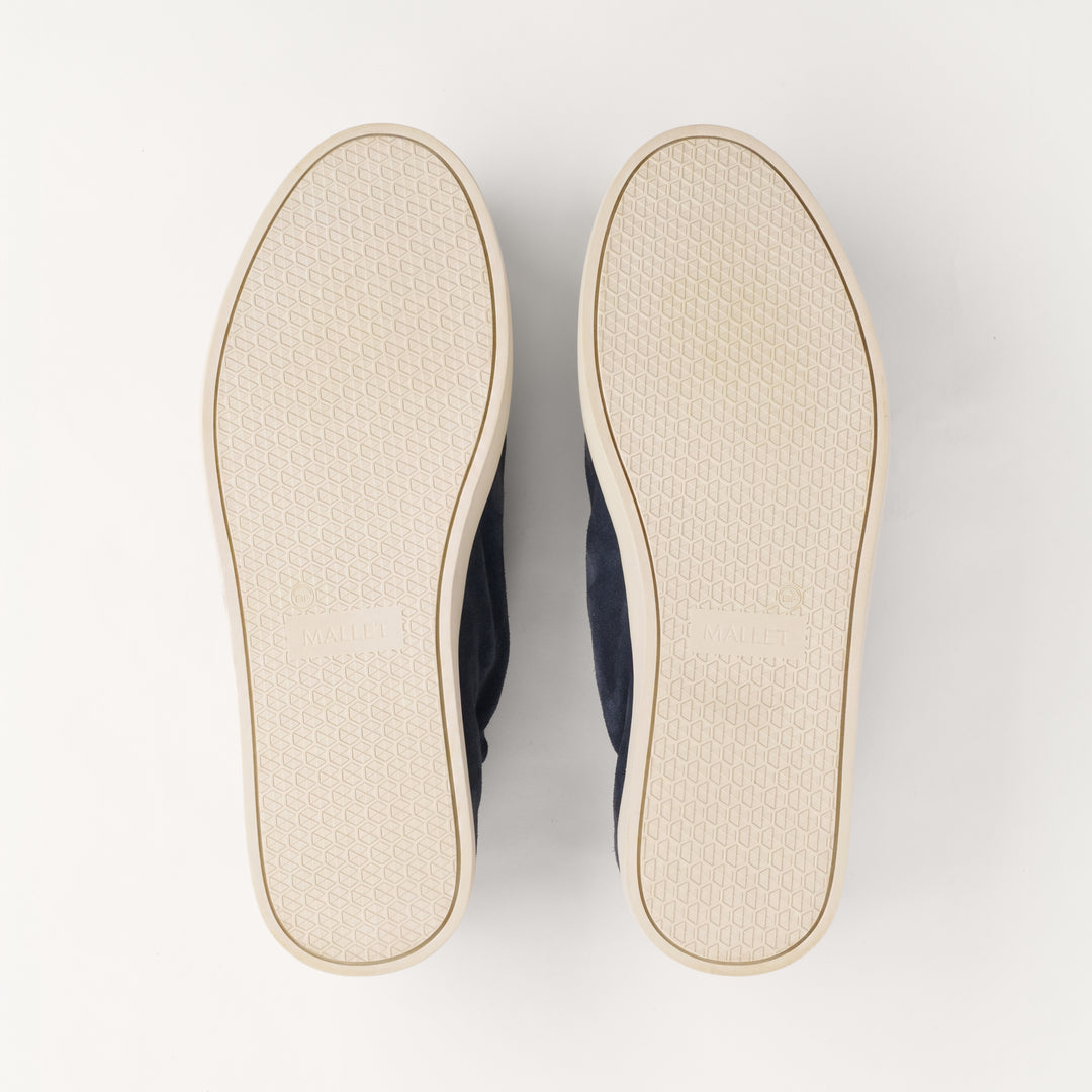MALLET Sona Men's Navy Suede Trainers