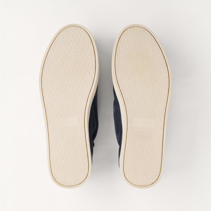 MALLET Sona Men's Navy Suede Trainers