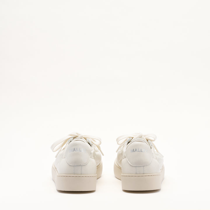 MALLET Sona Men's White Soft Leather Trainers