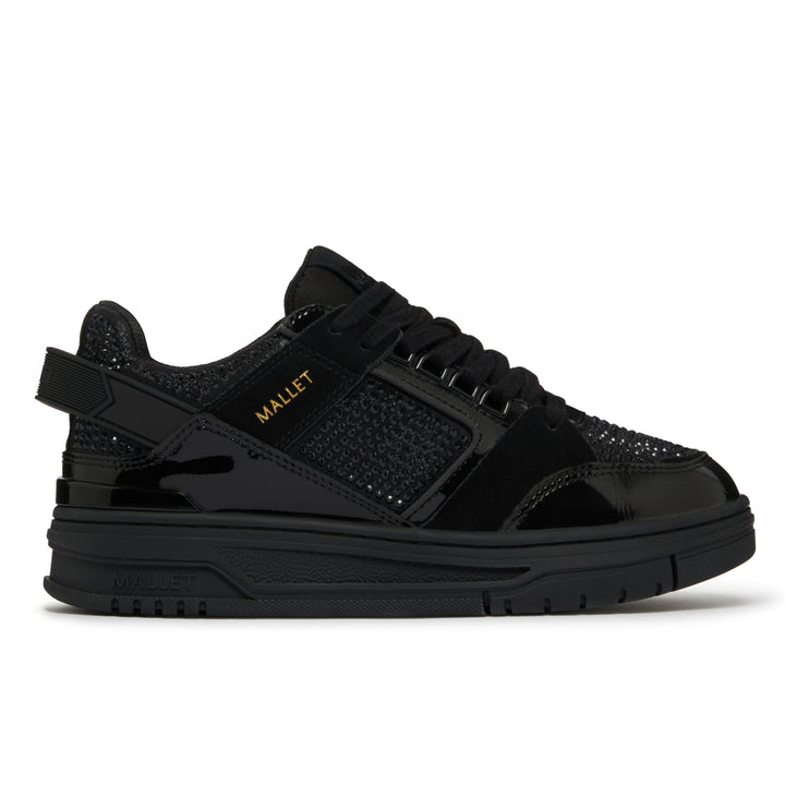 Compton Swarovski Triple Black Womens