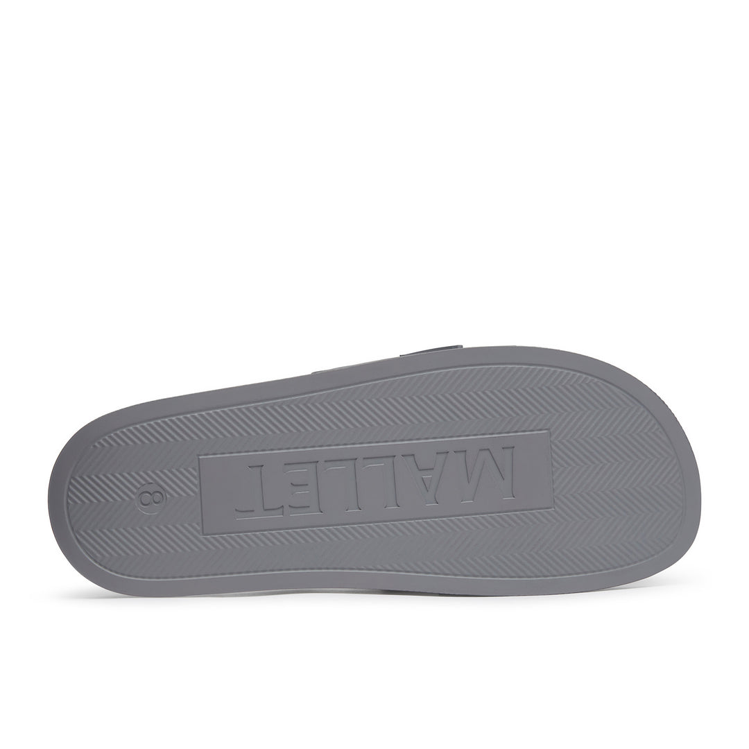 Serif Slide Grey Camo Silver