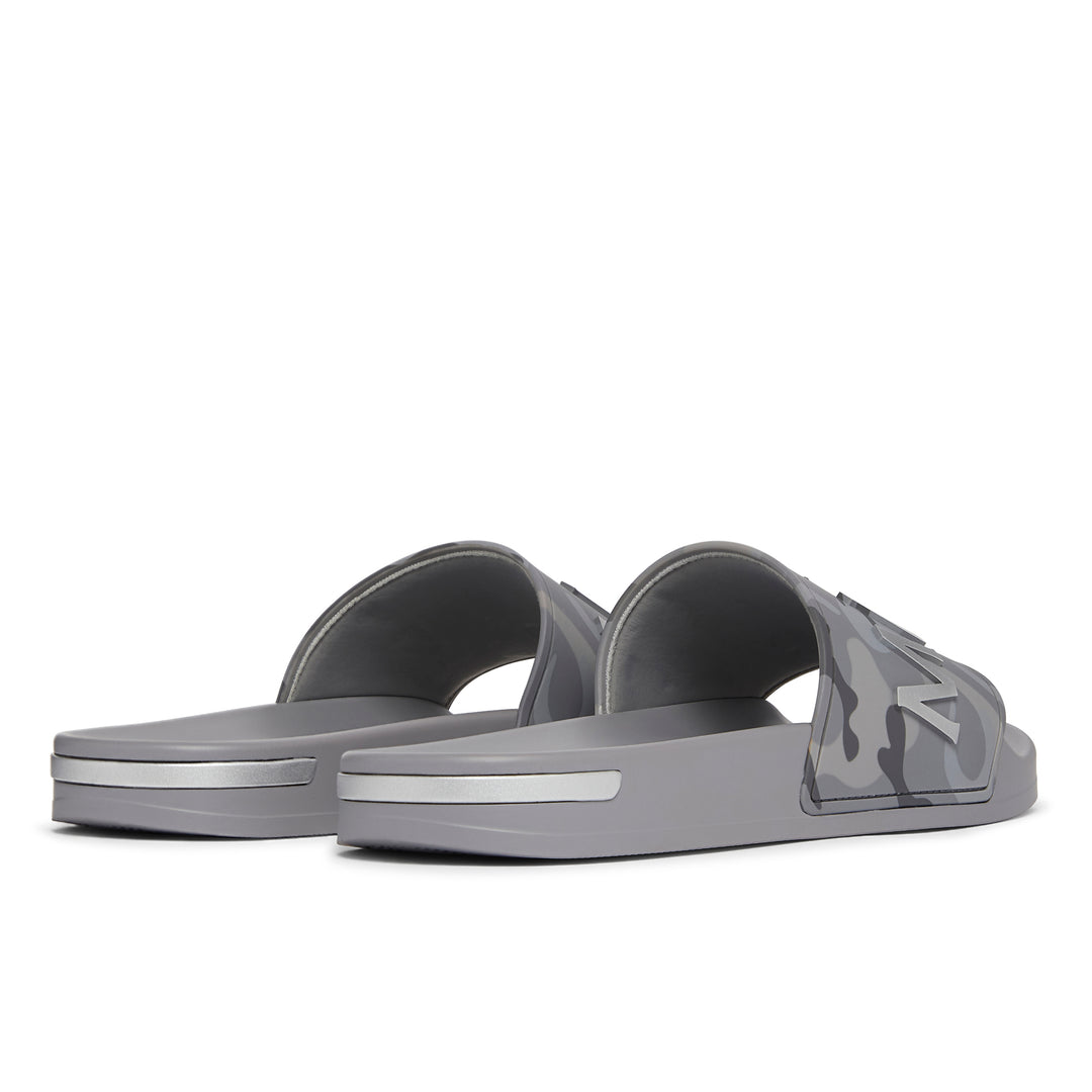 Serif Slide Grey Camo Silver