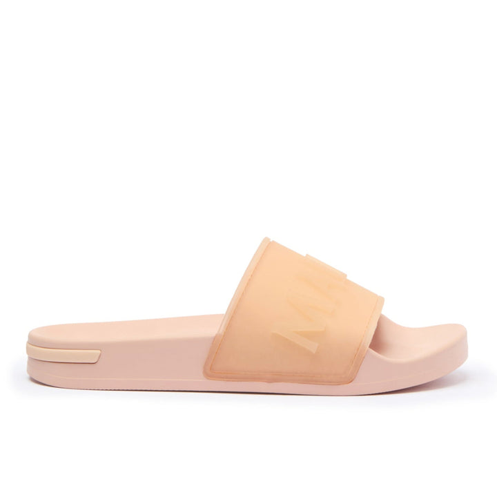 Serif Slide Clear Pink Womens