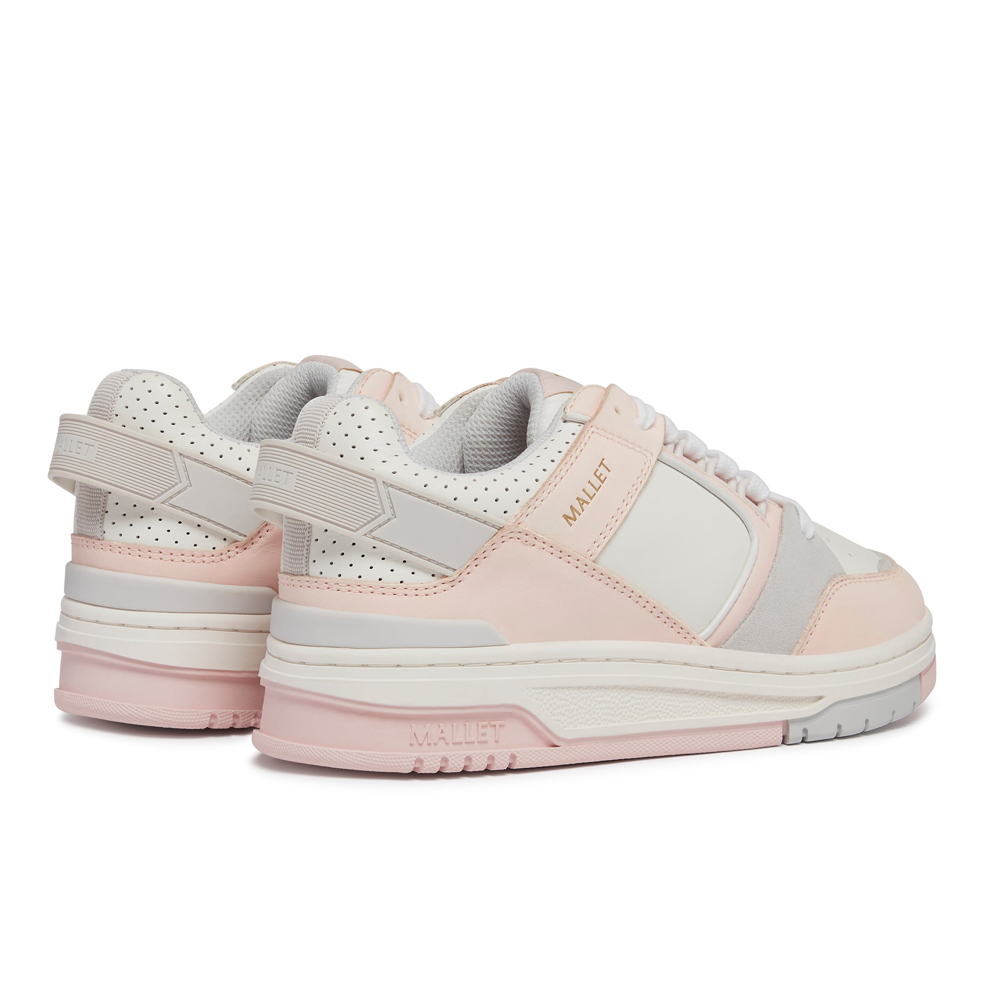 Compton White Light Pink Womens Mallet London