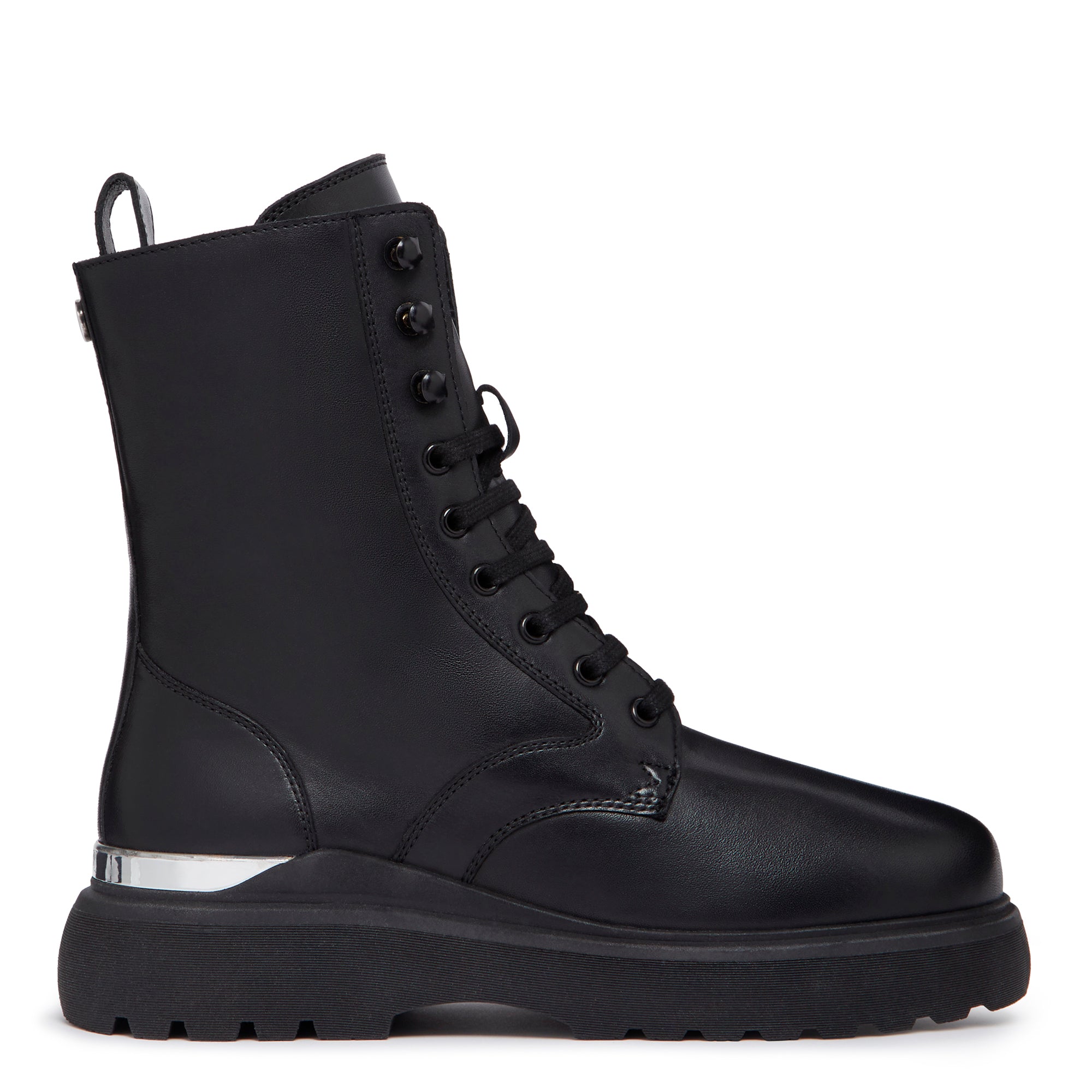 Maddox Lace Up Boot Black Womens – Mallet London