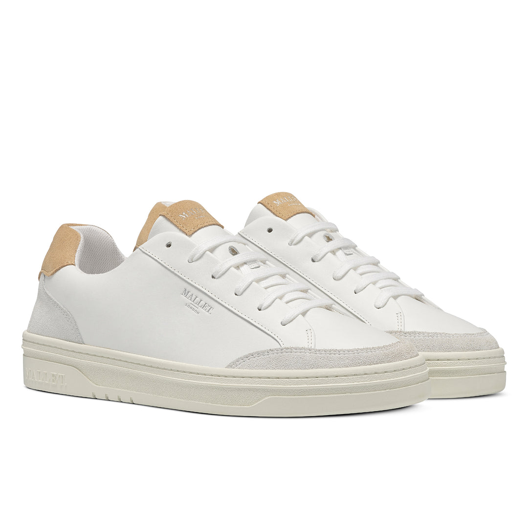 Bentham Derby Off-White Beige Tab