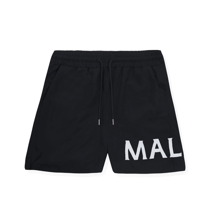 Mallet Large Logo Swim Short Black