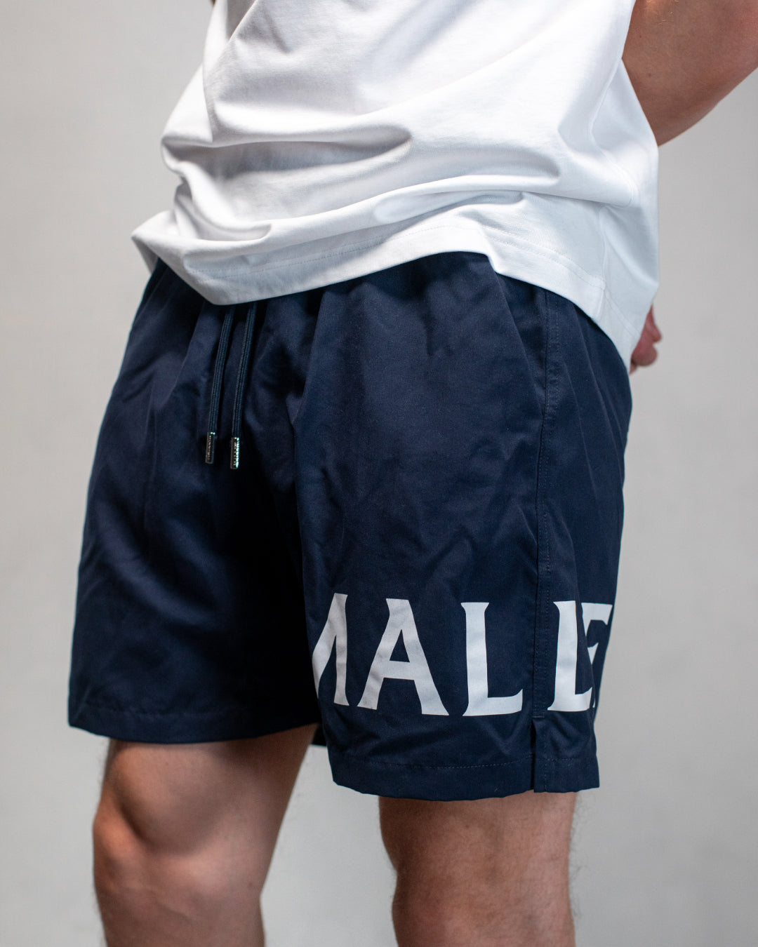 Mallet Large Logo Swim Short Navy