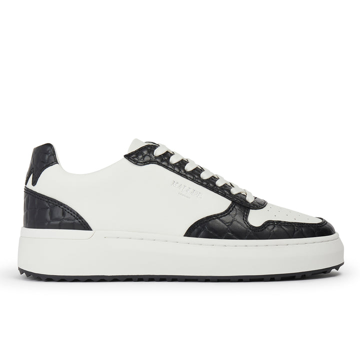 Hoxton 2.0 White Black Croc Womens