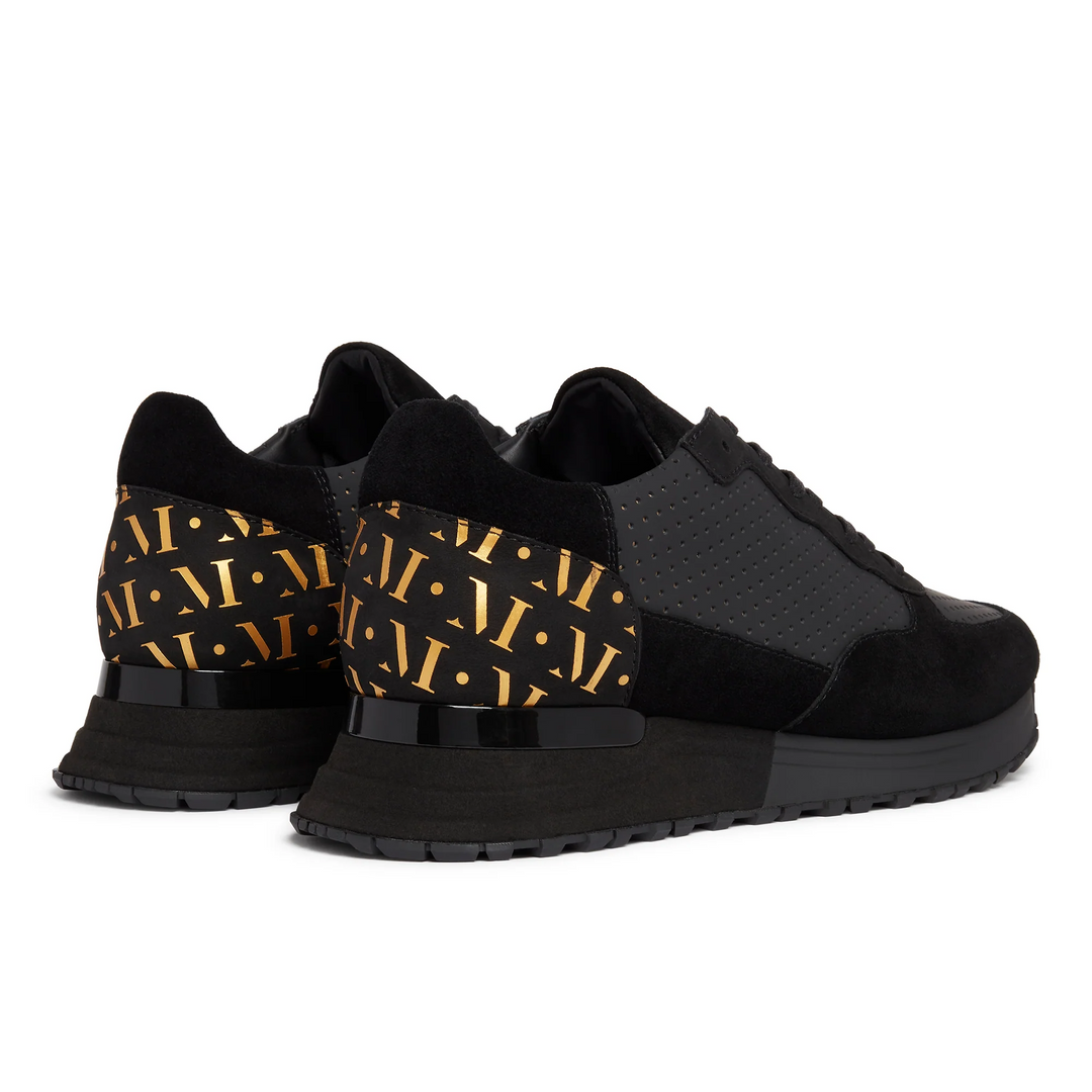 Black and gold trainers sales mens