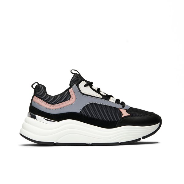 Cyrus Reflective Black Mauve Womens